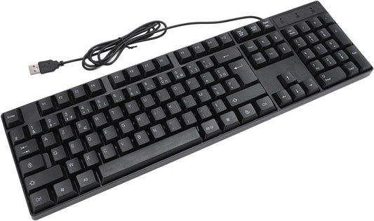 KS11 Wired, EN, USB, Black Key Board