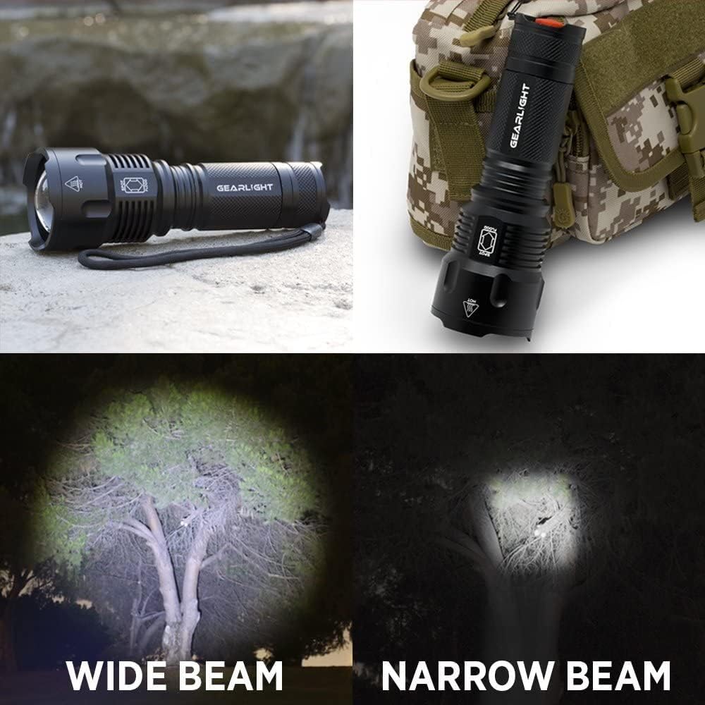 gear light flashlight GearLight High-Powered LED Flashlight S1200 – Prosonic Canada inc