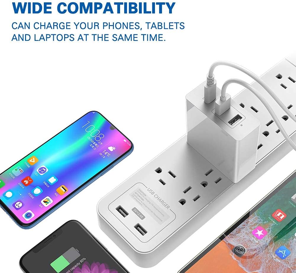 Huntkey 65W USB C Wall Charger, a 47W PD3.0 Quick Charge Port and 2-Ports USB-A Power Adapter (cUL Approved)