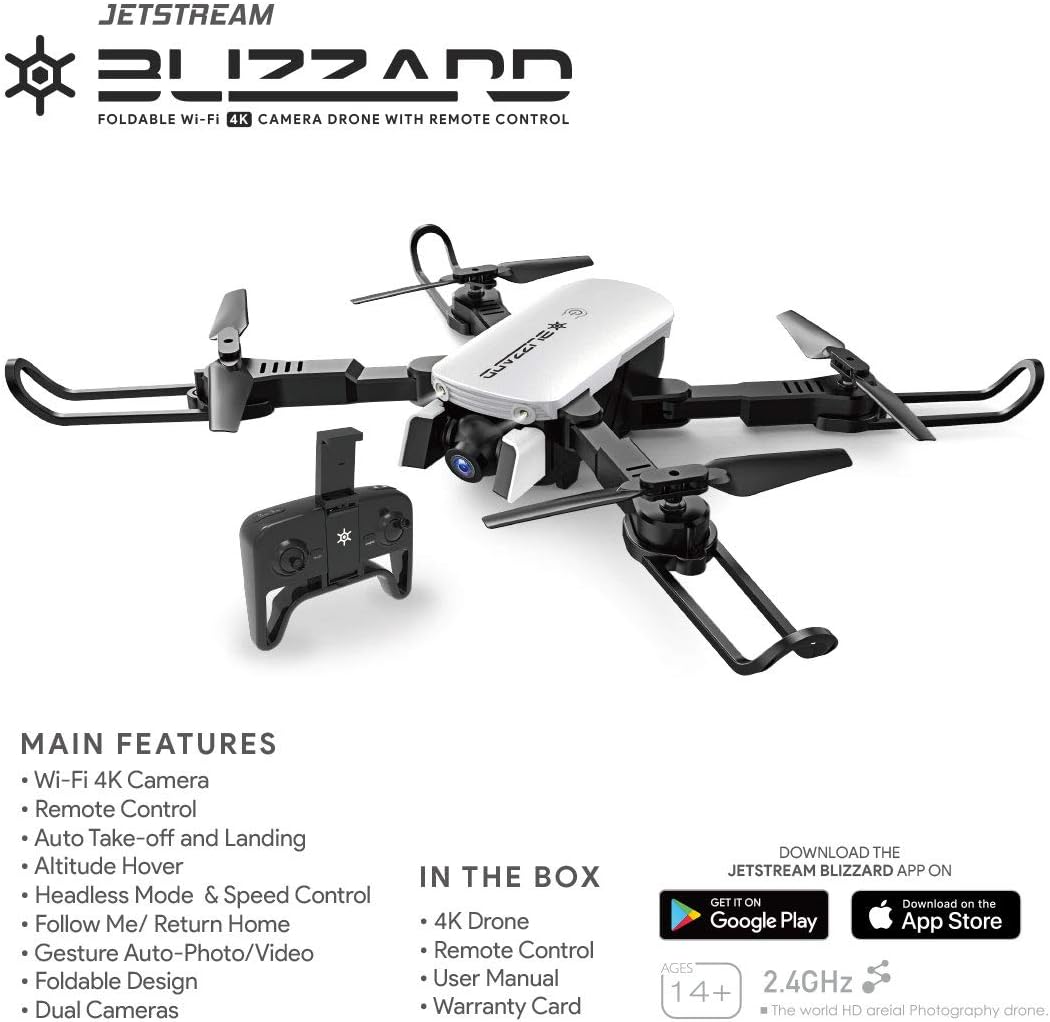 4K CAMERA DRONE WITH REMOTE CONTROL