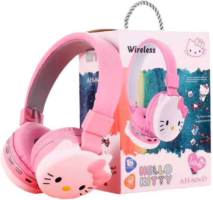 Kids  Bluetooth Wireless  Headphones AH806D HELLO KITTY