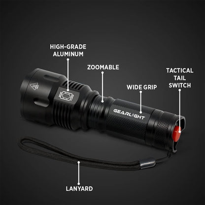 GearLight High-Powered LED Flashlight S1200