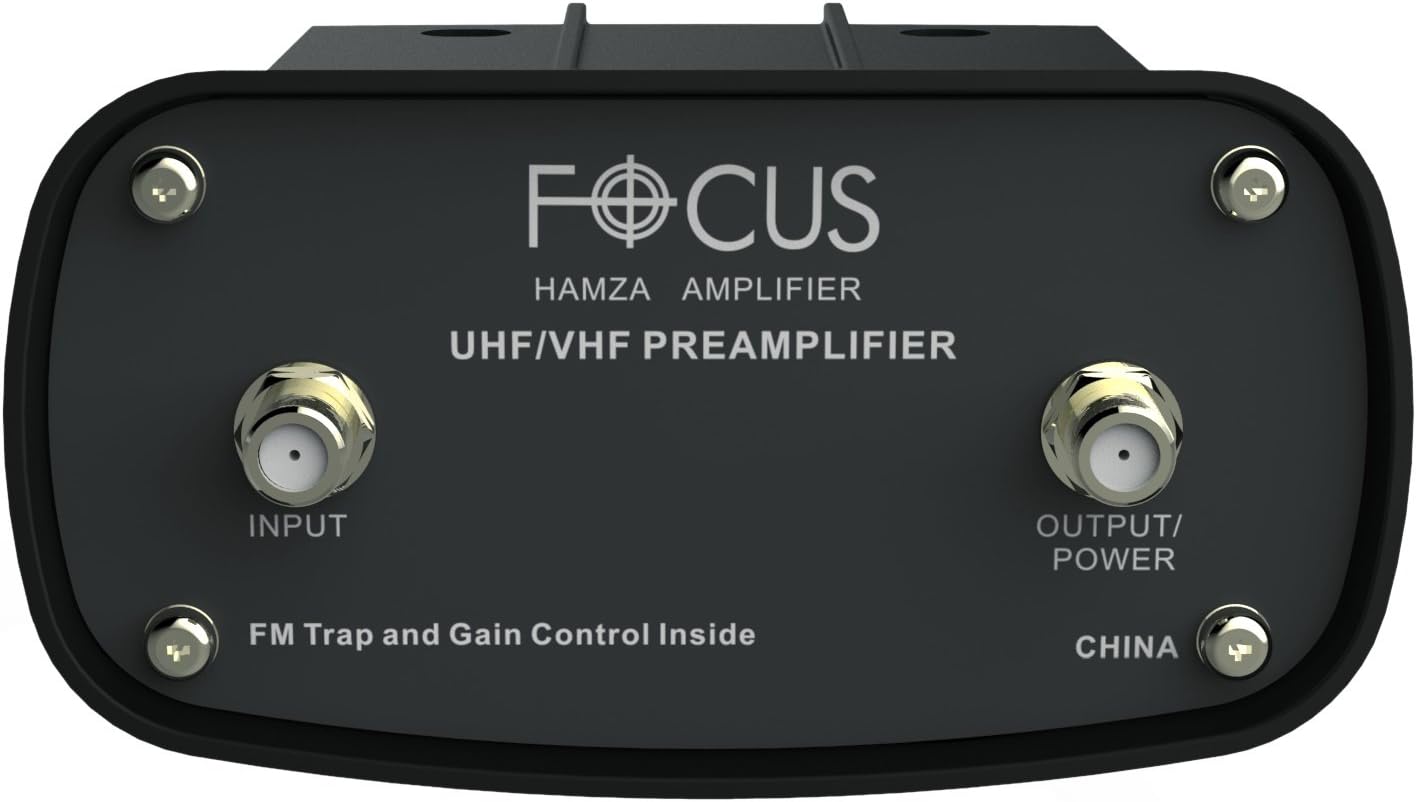 Focus Antennas Hamza Tv Antenna Amplifier UHF/VHF/FM (Hamza BOOSTER-1515HD)