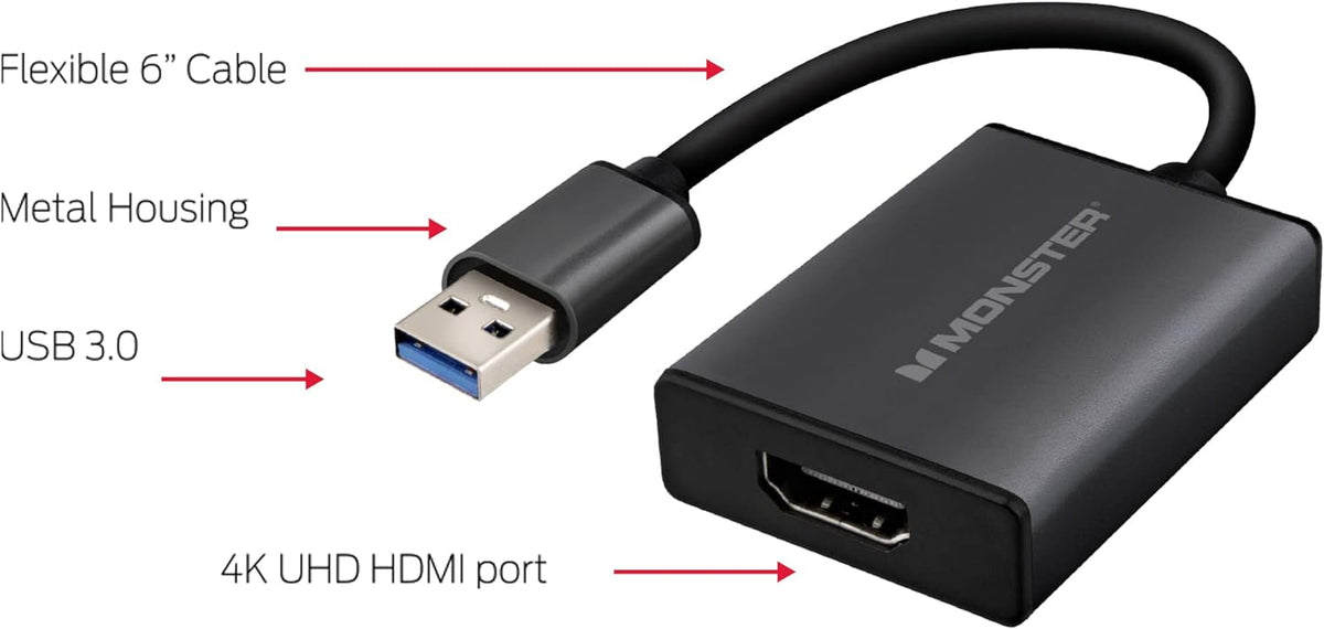 Monster USB 3.0 to HDMI Adapter