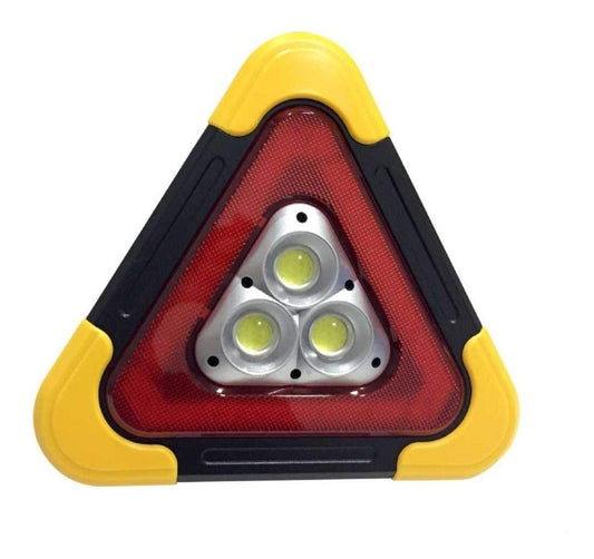 LED Triangle Emergency Warning Light Portable COB Work Light Camping Fishing Hiking