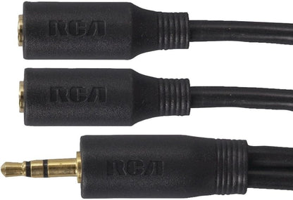 Adaptateur Y pour casque stéréo RCA