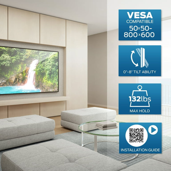 Support mural pour téléviseur - Mouvement d'inclinaison 42"-90"