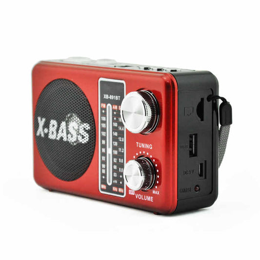 WAXIBA MULTIFUNCTION WIRELESS RADIO AM/FM/SW 3 BAND RADIO XB-891BT