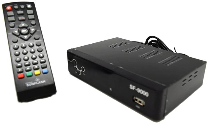 Boîtier de convertisseur numérique SF-9000 avec fonction d'enregistrement USB HDMI, lecteur vidéo MP4