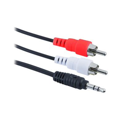 GE   6ft.   Audio   Y   Adapter,   Black 31621