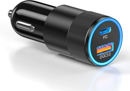 USB PD C & A Car Fast Charger 48W (PRO-PD48W/CAR)