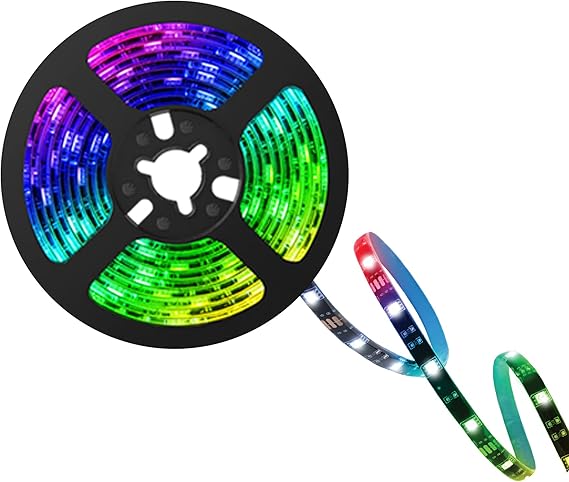 Rgb Lit RGB Lit 16.4ft RGB Flow Multi-Color Indoor LED Light Strip XLS7-1001-R ...