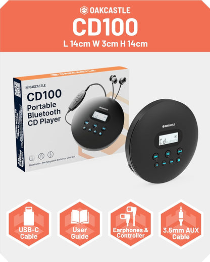 Oakcastle CD100 Rechargeable CD DISMAN