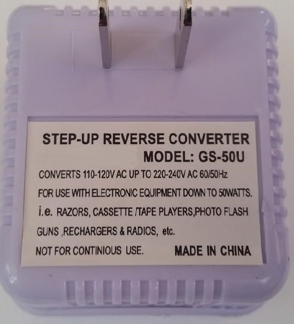 TRANSFORMATEUR ÉLÉVATEUR 50W
