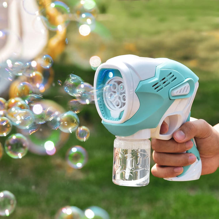 Fun Little Toys – 2-Pack Toy Bubble Blaster Gun Kit With Liquid F-742