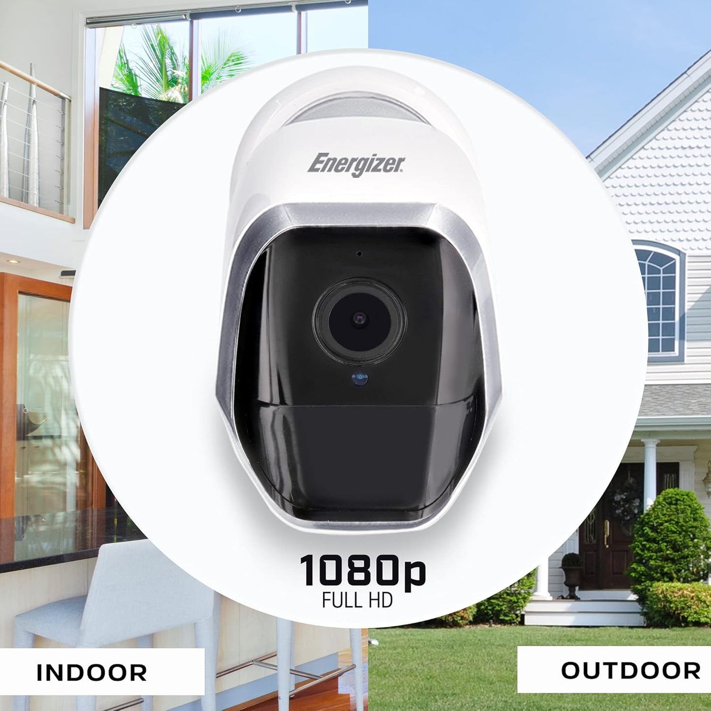 Smart WIFI 1080p HD Indoor/Outdoor Battery Video Camera-EOB1-1001-WHT