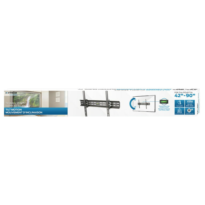 Support mural pour téléviseur - Mouvement d'inclinaison 42"-90"