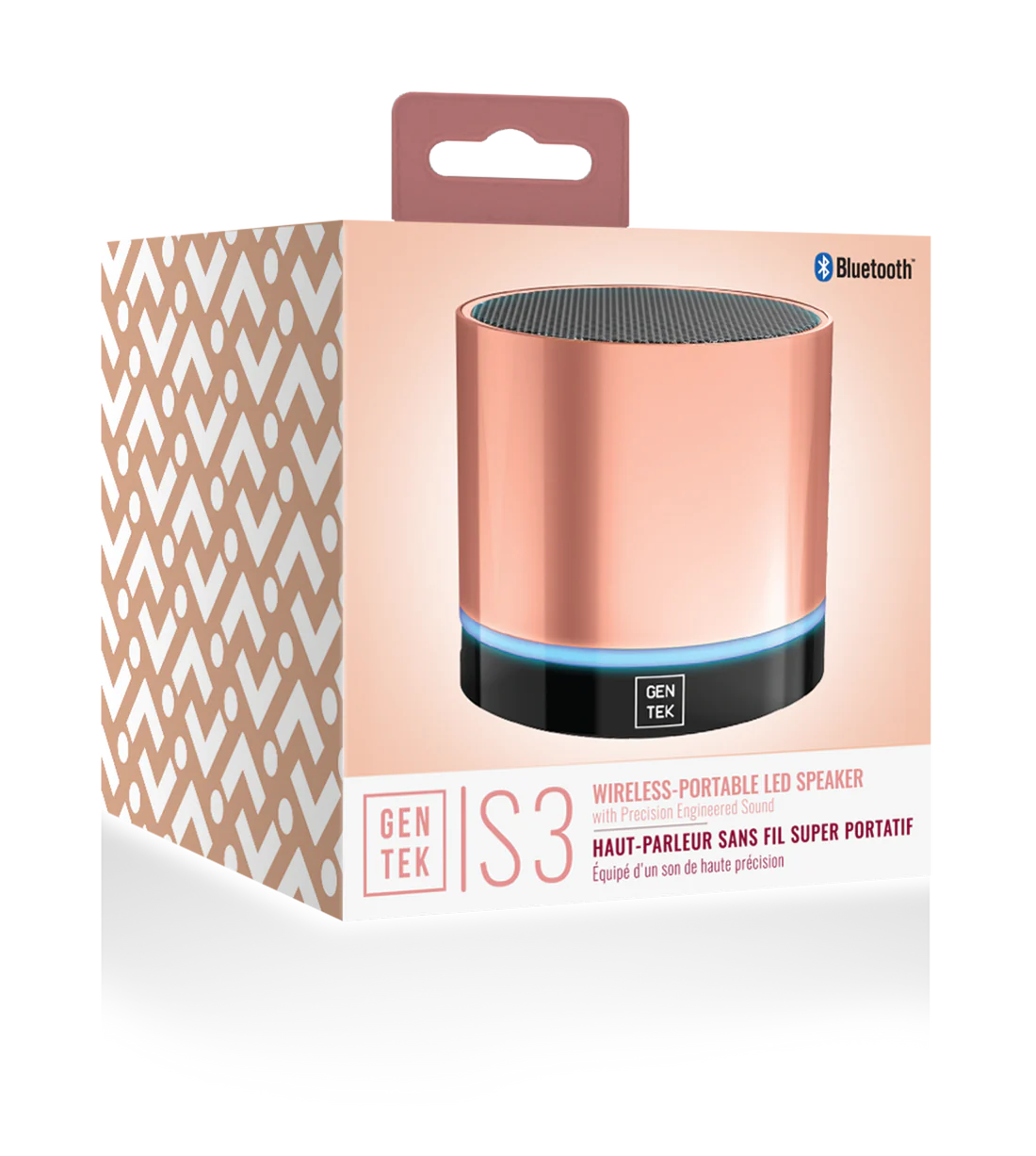 HAUT-PARLEUR PORTABLE BLUETOOTH SANS FIL GENTEK S3 PLUS - AVEC DEUX HAUT-PARLEURS APPARIEMENT POUR EFFET STÉRÉO
