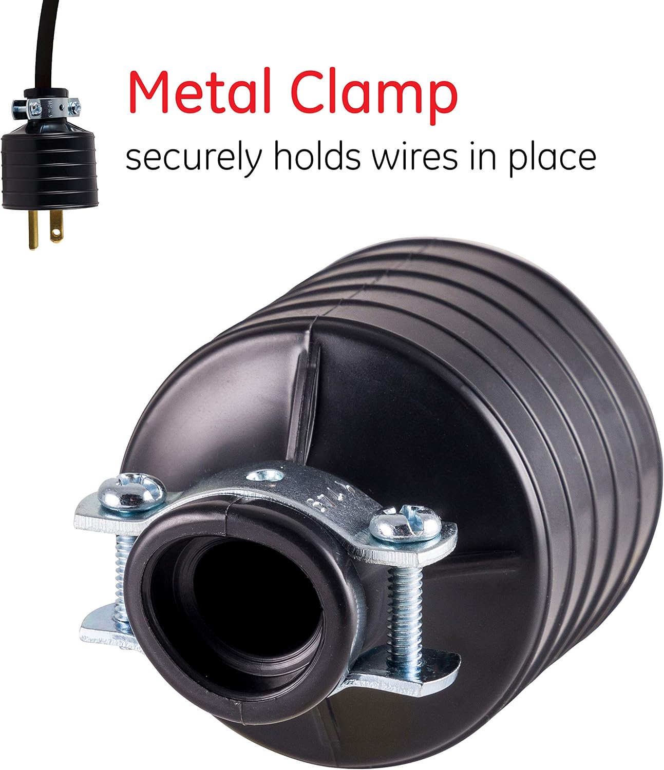 GE Heavy-Duty Grounding Plug, 52146