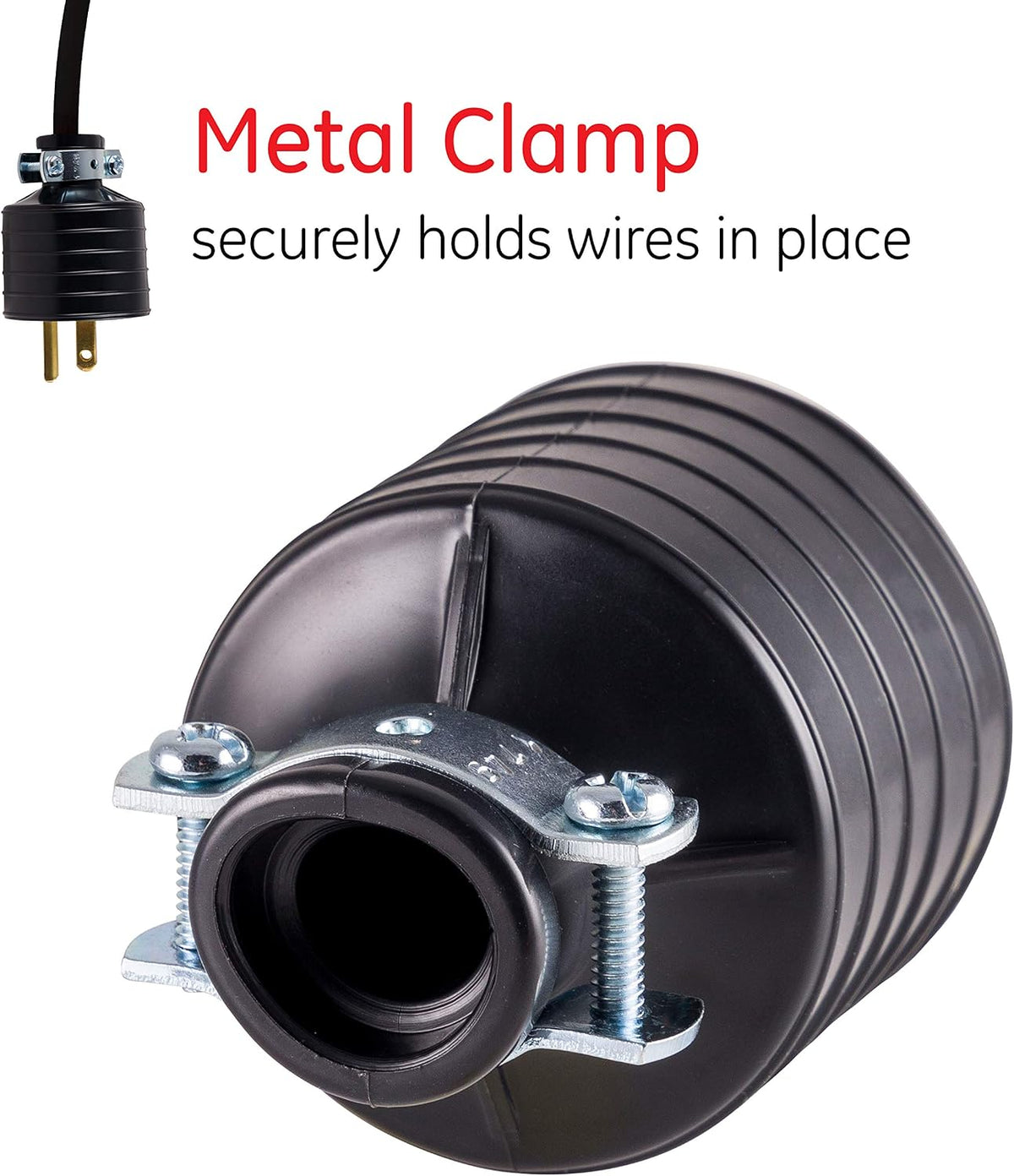GE Heavy-Duty Grounding Plug, 52146