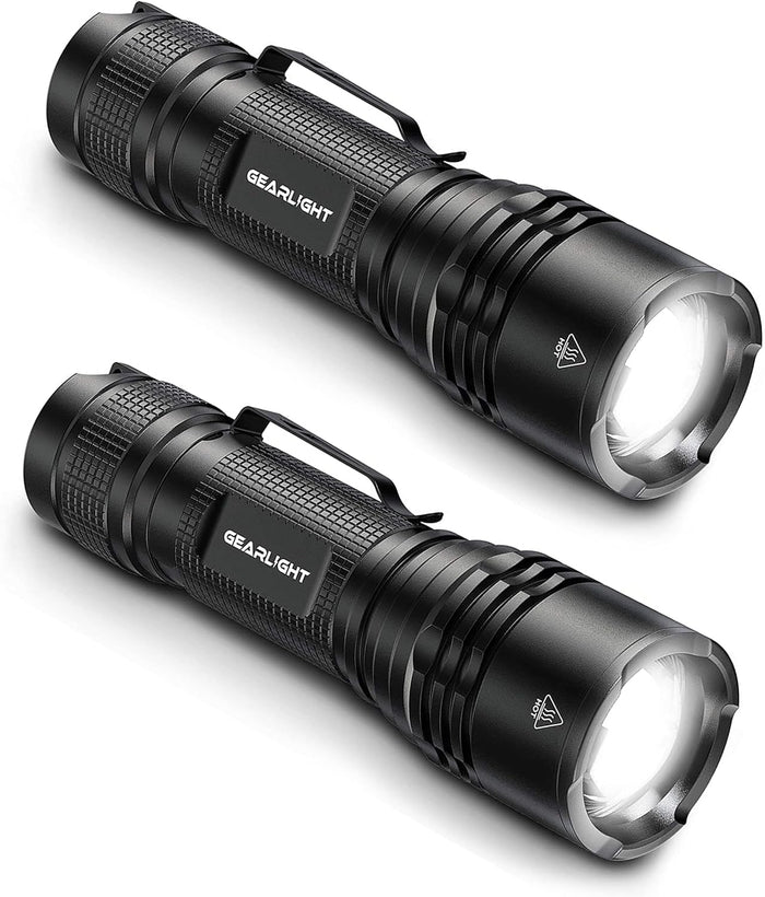GearLight LED Tactical Flashlights - Pack of 2 -geable Headlight (Copy)