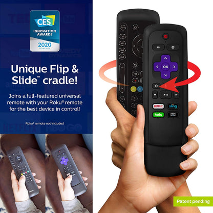 Philips   4 Devices Universal Remote Control with Roku Remote Slide-in Cradle for use with all make HDTV