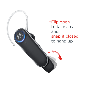 Motorola Boom 3+ in-Ear Wireless Mono Headset - Black
