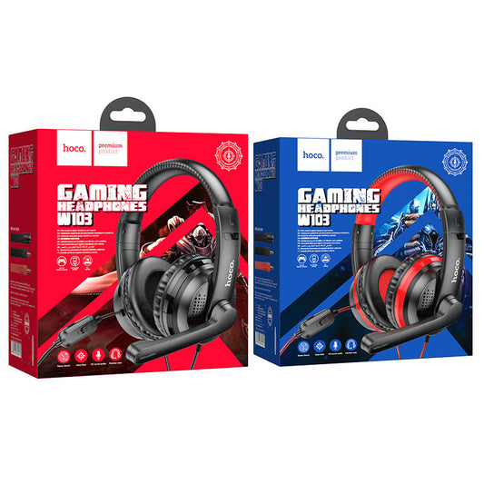 HOCO W103 Stereo Gaming Headset for PC, Xbox One, PS Game Console, Laptop W103