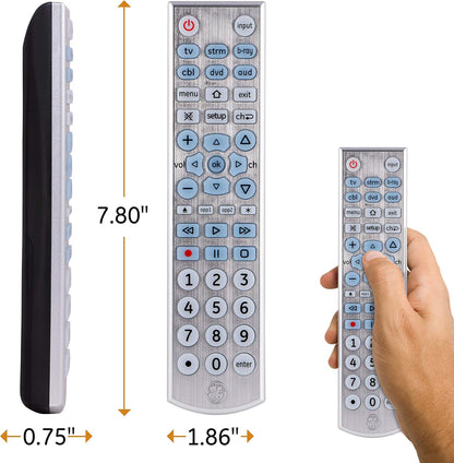 GE Large Button Backlit Universal Remote Control for all Flat Screen TV 33712-RF1