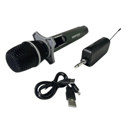 Professional UHF Handheld Wireless Microphone Advanced Digital Rechargeable Battery 96-0252-01