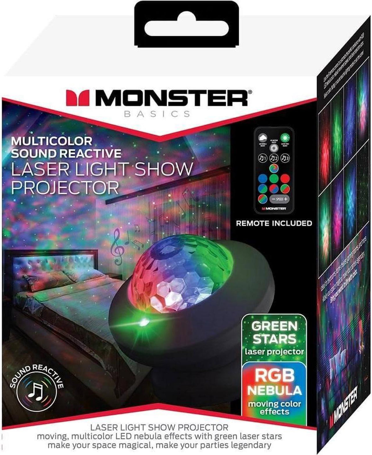 MULTI-COLOR RGB SOUND ACTIVATED LASER LIGHT MLB7-2001-RGB