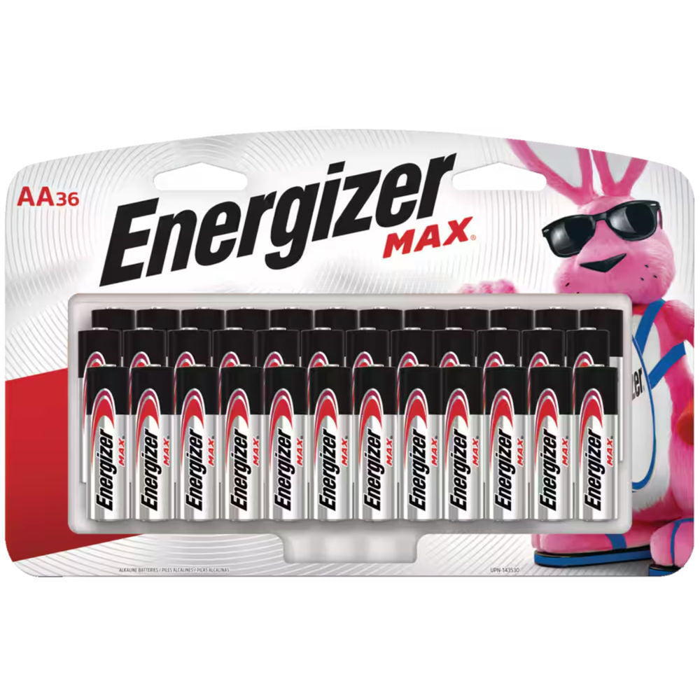 AA 36PK ENERGIZER MAX AA-36 0039800068194 EXP: 2039 – MADE IN INDONESIA