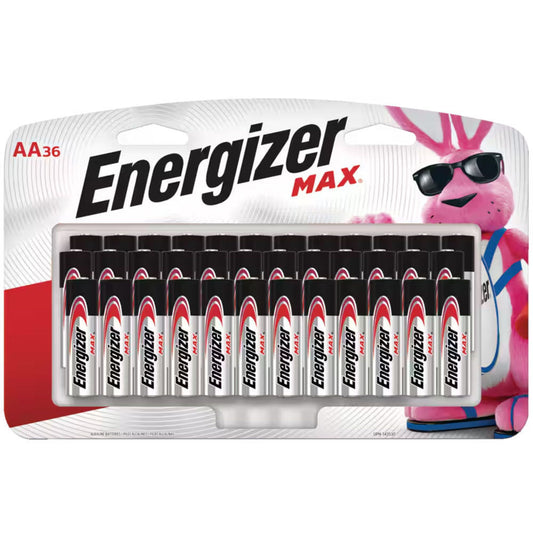 AA 36PK ENERGIZER MAX AA-36 0039800068194 EXP: 2039 – MADE IN INDONESIA