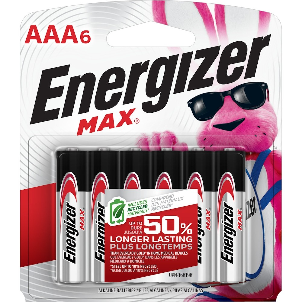 AAA-6PKEM  ENERGIZER MAX AAA-6