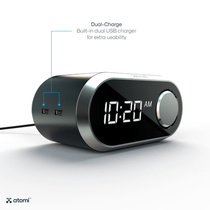 Wireless Charging Alarm Clock