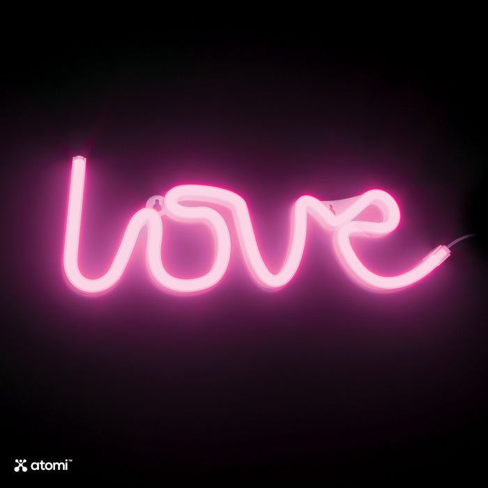 Lumière Néon Amour Rose