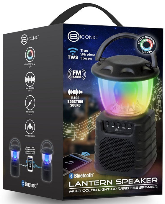 Lantern Speaker with multi color LED light- up Wireless Speaker