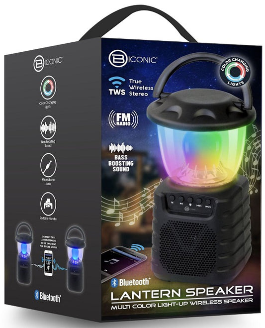 Lantern Speaker with multi color LED light- up Wireless Speaker