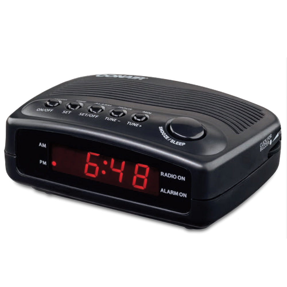 CONAIR Compact Alarm Clock Radio with 6" LED Display WCR02