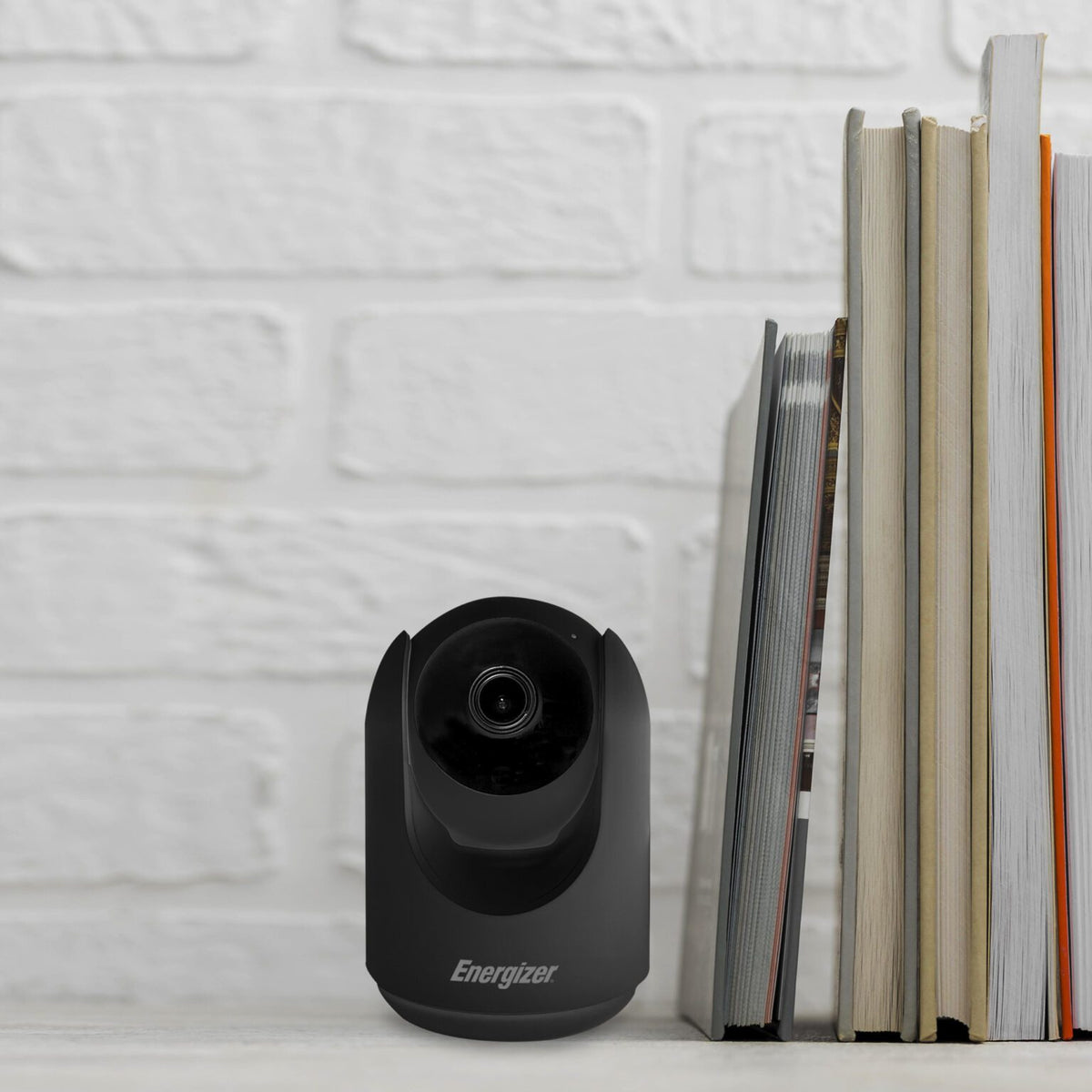 1080p Indoor Pan & Tilt Black Wired Camera, Motion Tracking, Two-Way Conversation