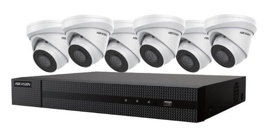 KIT HIKVISION 4K 8CH NVR COMPRENANT 6 CAMÉRAS