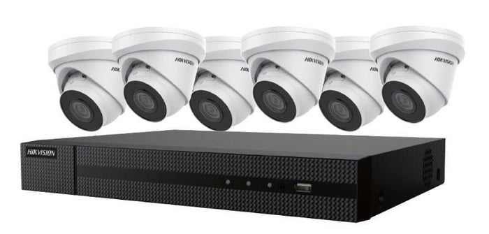 HIKVISION 4K 8CH NVR KIT INCLUDING 6 CAMERAS