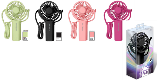 Handheld Portable Mini Fan, Operated for Travel Indoor Outdoor BY-MC-FN-102-AC