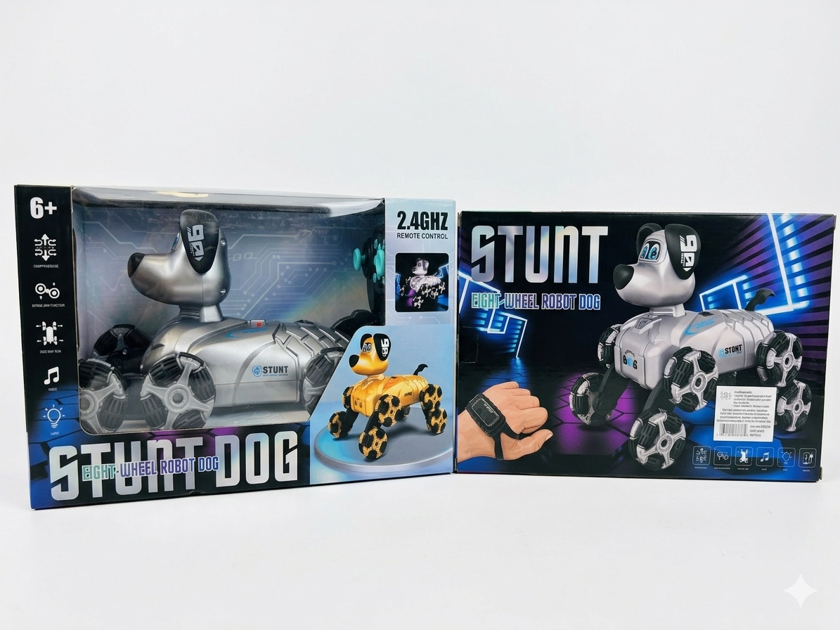 Eight‑Wheel Stunt Robot Dog with control HX888-38S