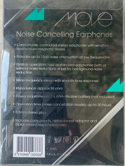 NOISE CANCELLING EARPHONE