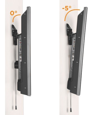 LED 1546 – ​​37″-80″ FIXE SANS GOUJON SUPPORT MURAL POUR TV À PROFIL BAS 