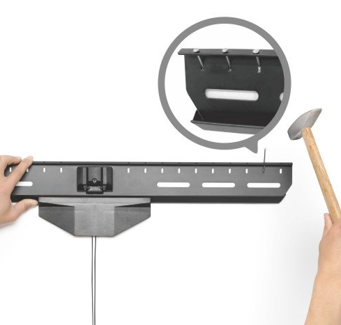 LED 1546 – ​​37″-80″ FIXE SANS GOUJON SUPPORT MURAL POUR TV À PROFIL BAS 