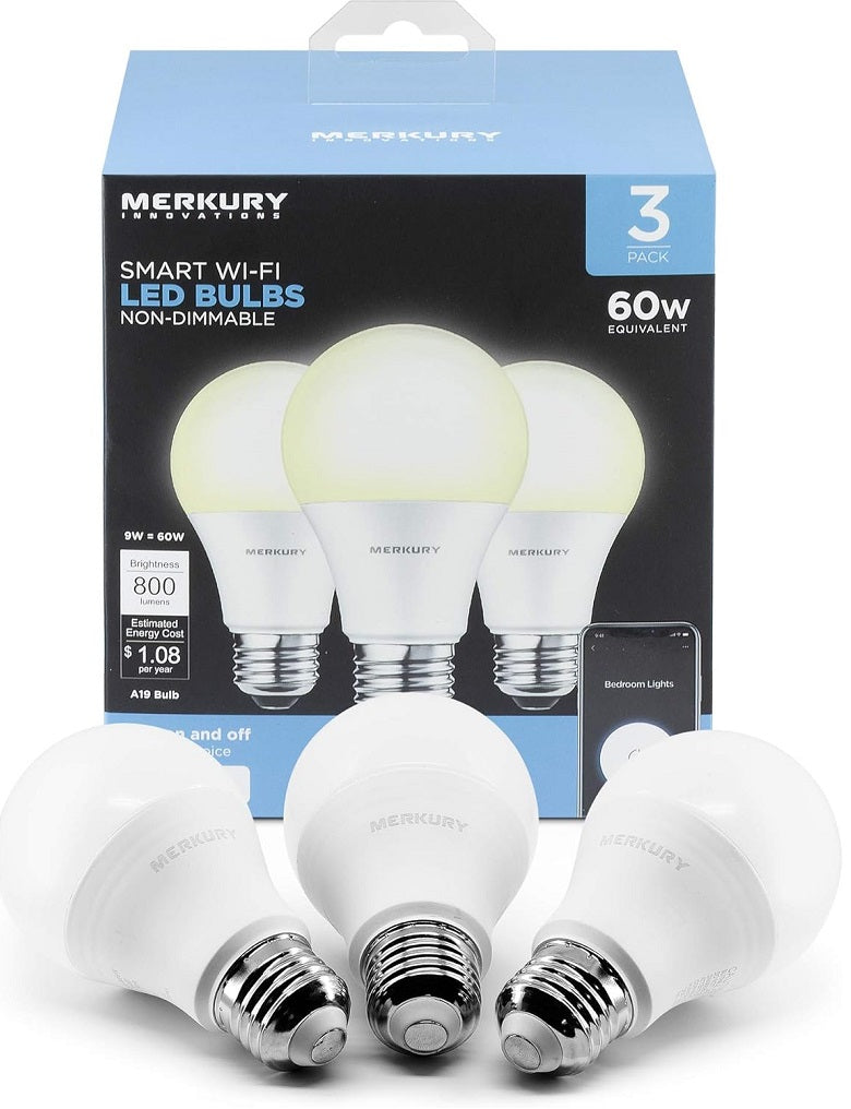 Merkury Innovations Smart WI-FI LED Bulb - White