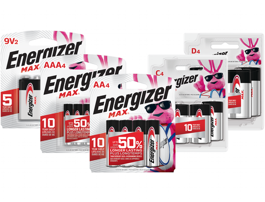 Piles alcalines Energizer MAX® 