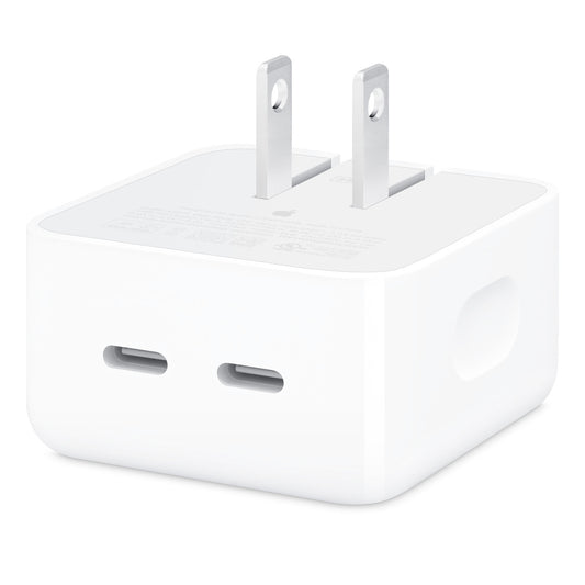 35W Dual USB-C Port Compact Travel Power Adapter